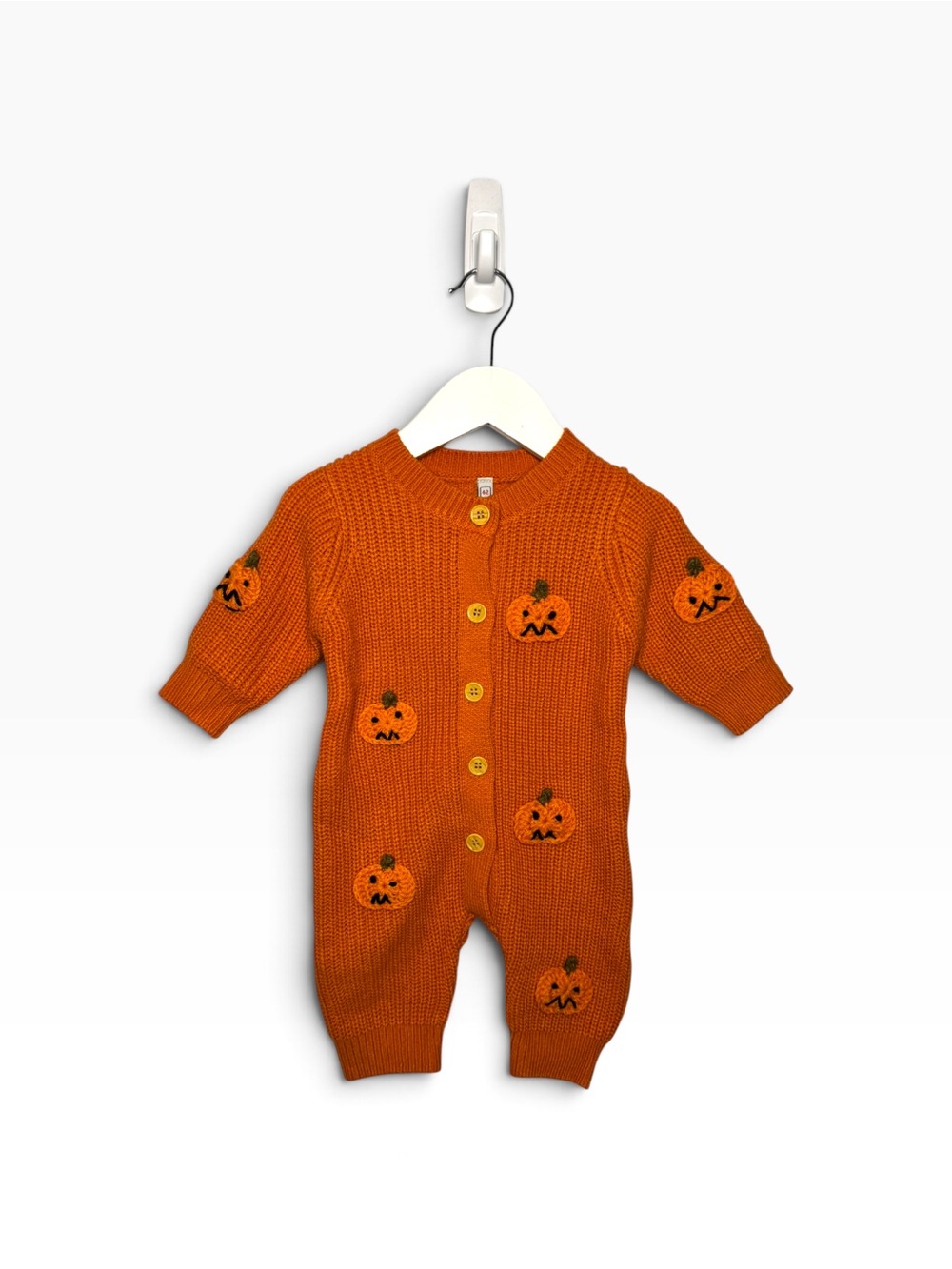 ⭐️ 5/$30 Halloween Knit Romper size 3M